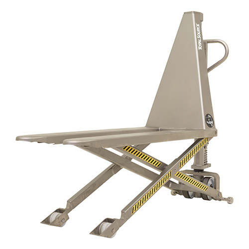 scissor pallet truck in stainless steel