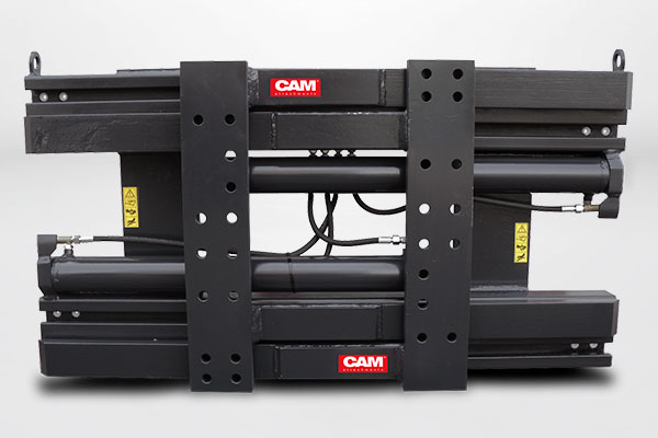 Forklift load clamps