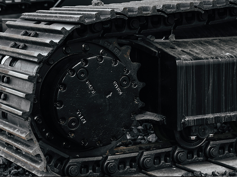 The sturdy durability of steel tracks