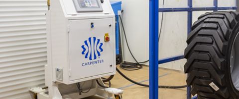 schaumgefüllte Reifen für Teleskopbühnen