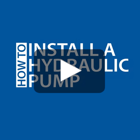 How to install a hydraulic pump