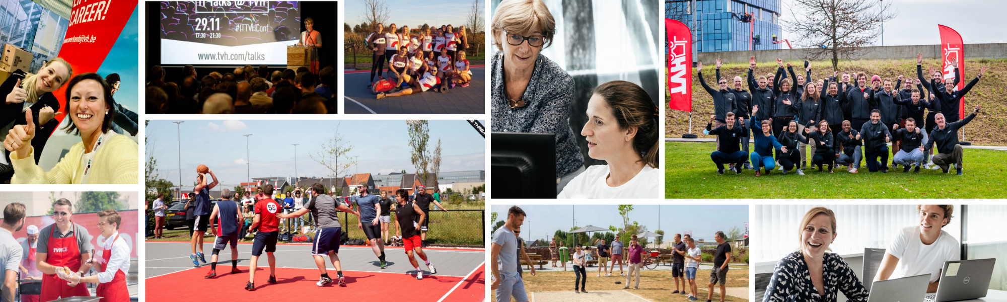 TVH colleagues organise teambuildings and events