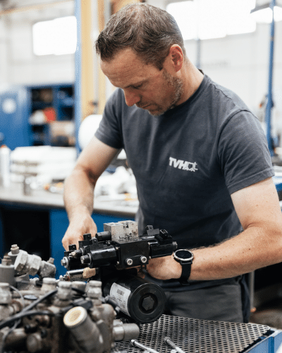 Pol is mechanicien onderdelen bij TVH