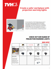 projection warning lights