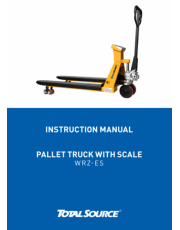 Pallet truck with scale WRZ-ES instruction manual