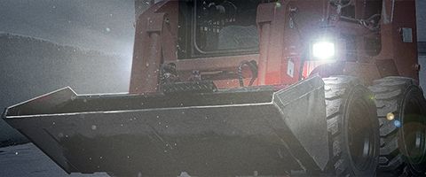 Como selecionar o farol de trabalho certo para pequenas máquinas de movimentação de terra