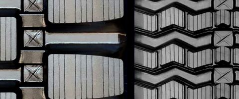 rubber track tread