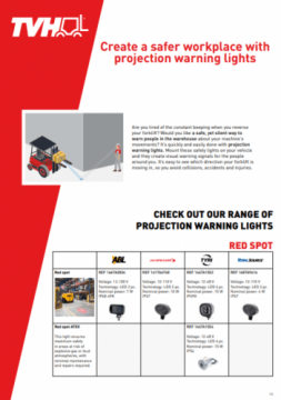 projection warning lights