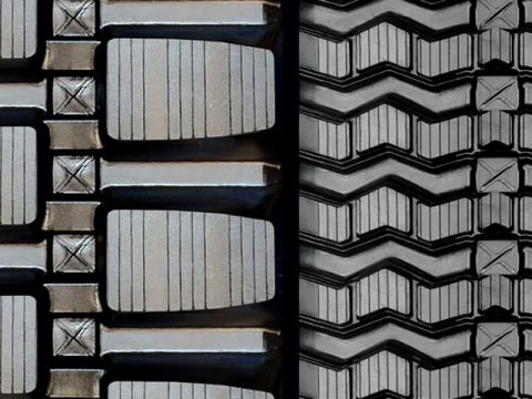 rubber track tread