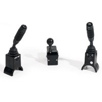 Electronic and hydraulic joysticks and control levers