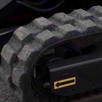 Compact track loader rubber tracks