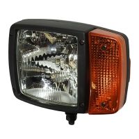 Straddle carrier headlights
